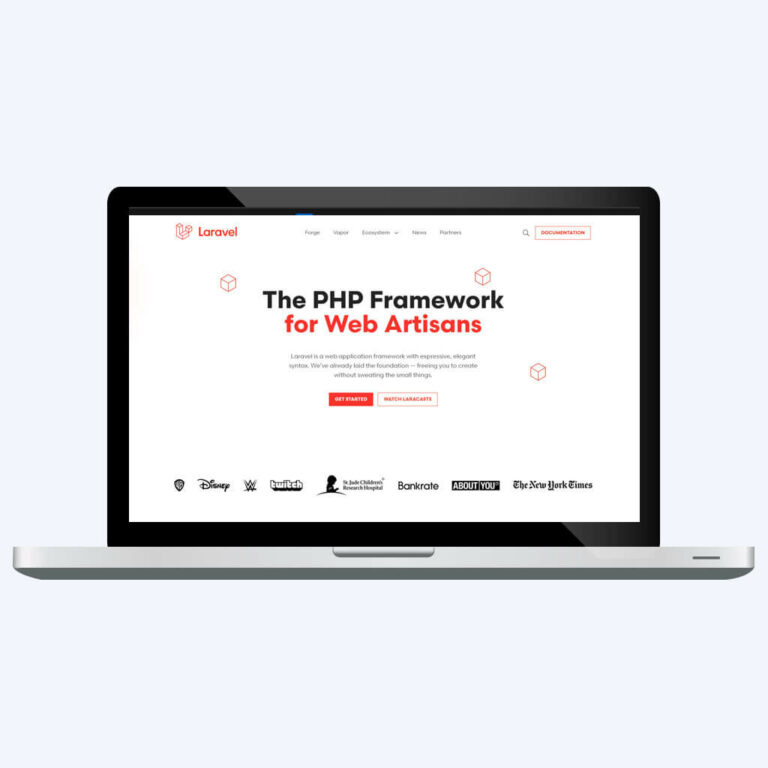 développement sur framework laravel