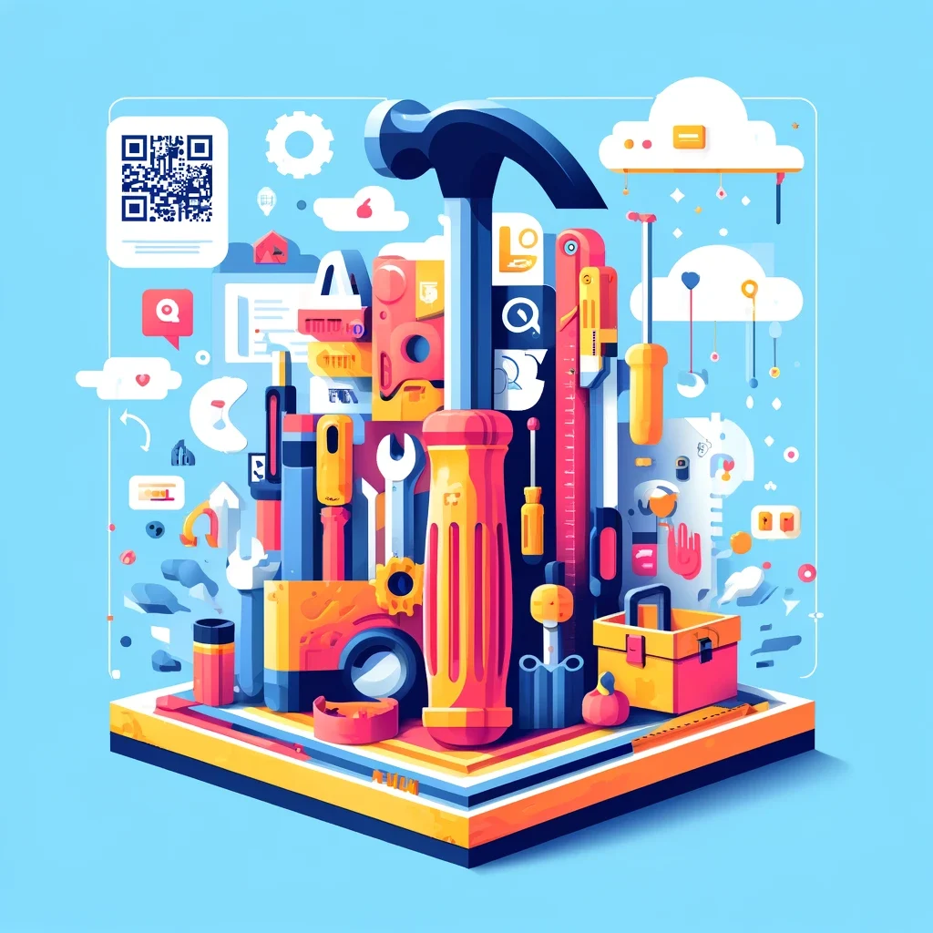 Conception et impression d'un Kakémono, insertion de QR Code et mise à disposition d'un espace de stockage cloud