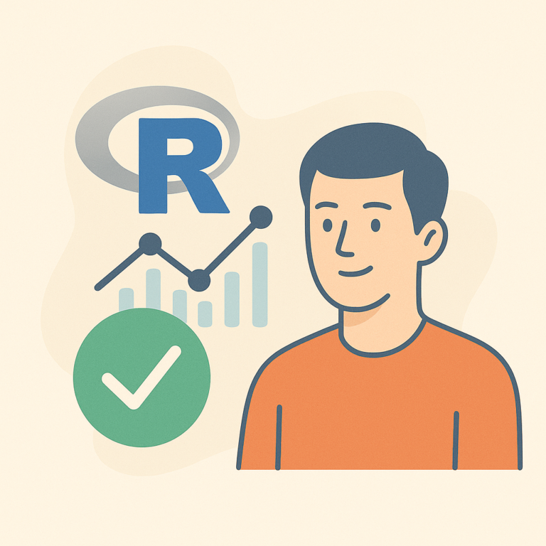 Illustration service : Profil R validé pour mission data science ou statistique
